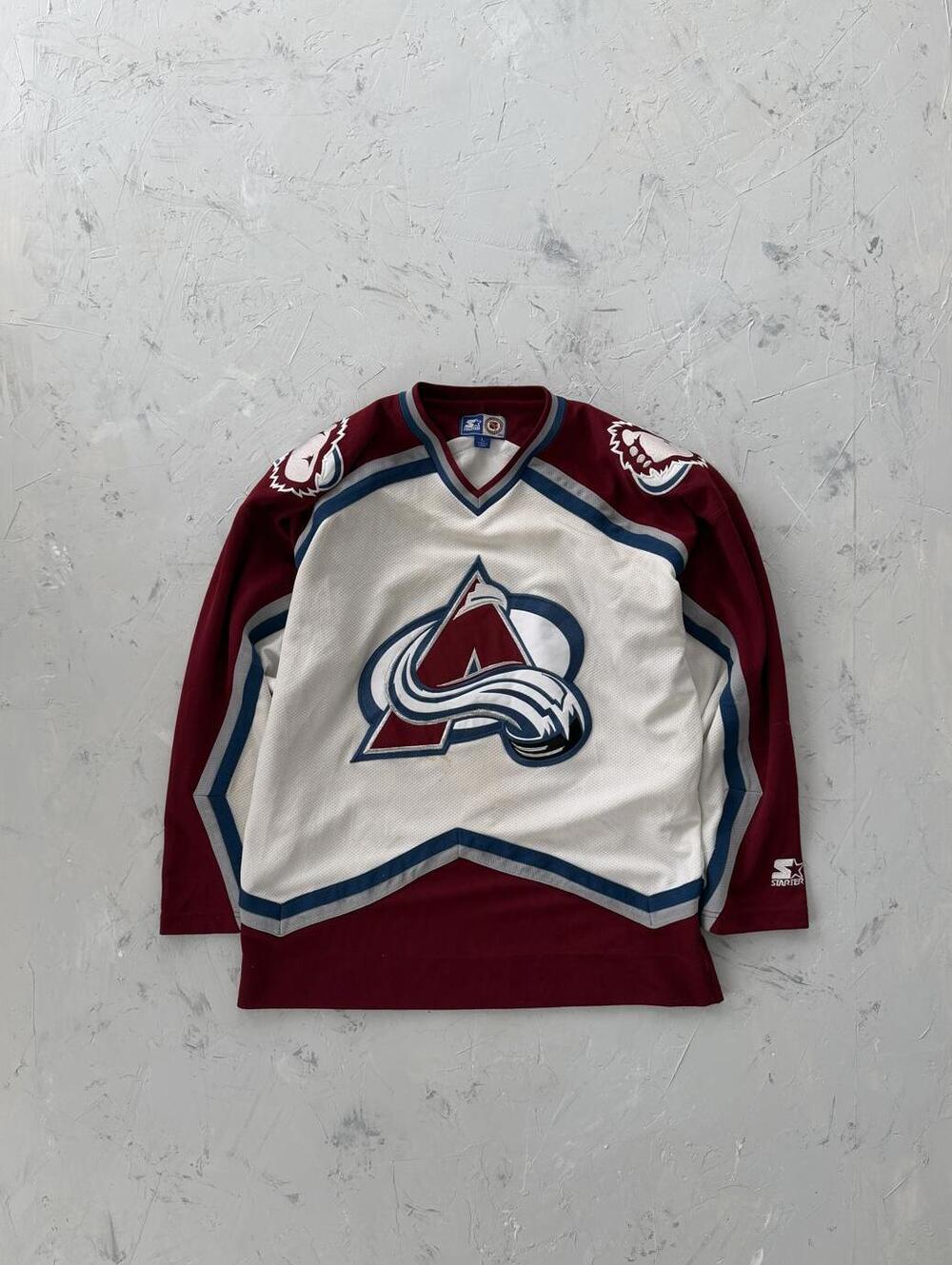 Vintage Starter Colorado Avalanche NHL Hockey Jersey